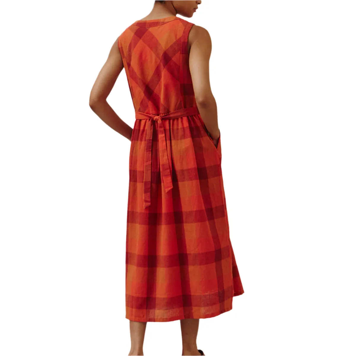 Sideline Frankie Dress Red Check