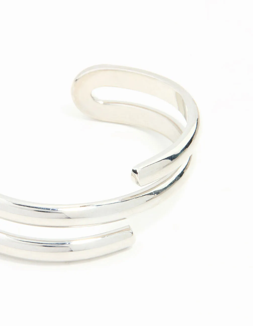 Silver Wrap Around  Wrist Cuff