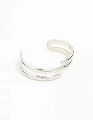 Silver Wrap Around  Wrist Cuff