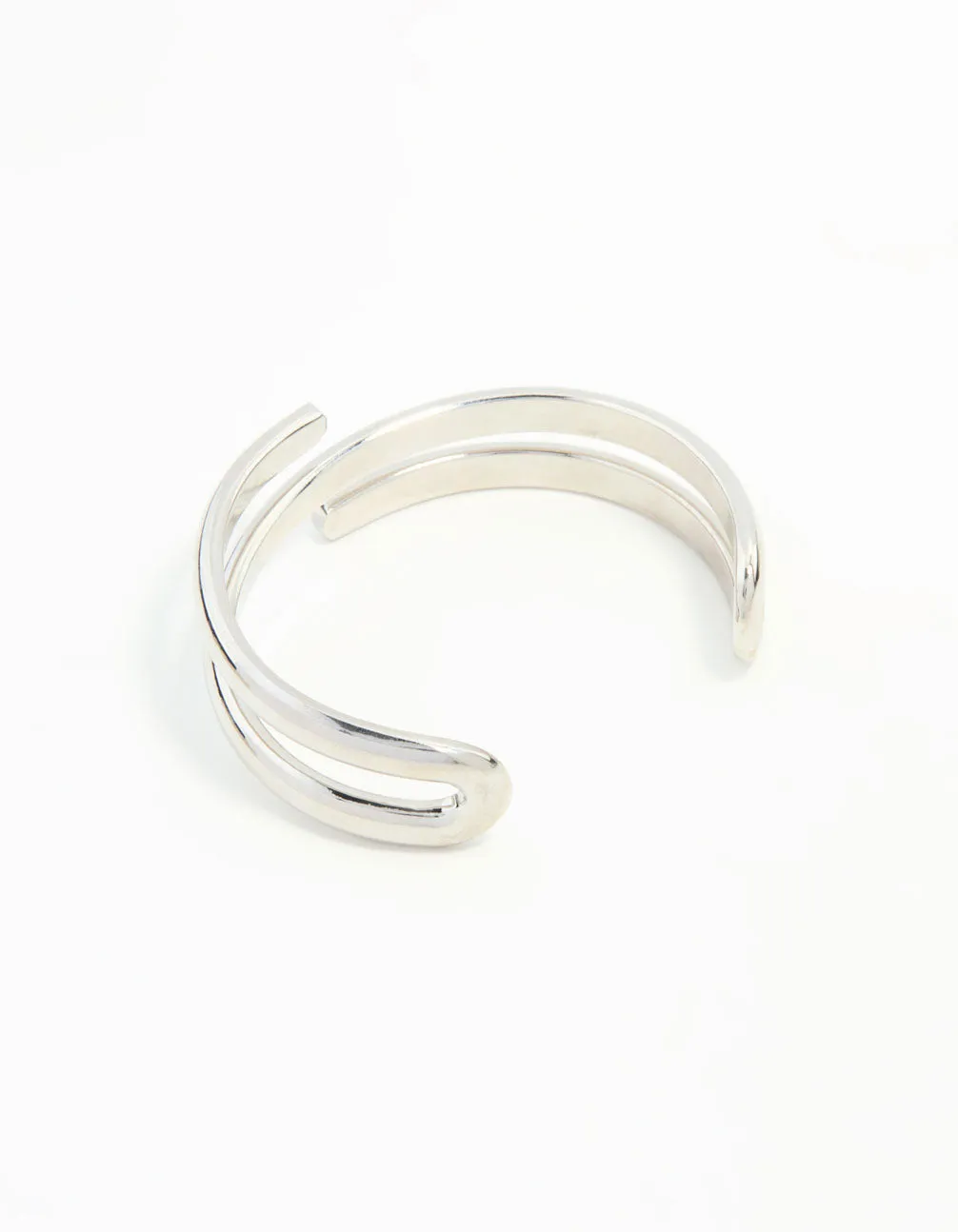 Silver Wrap Around  Wrist Cuff