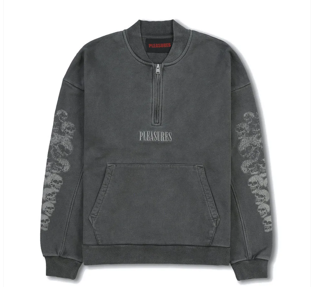 Skull Spiral Quarter Zip