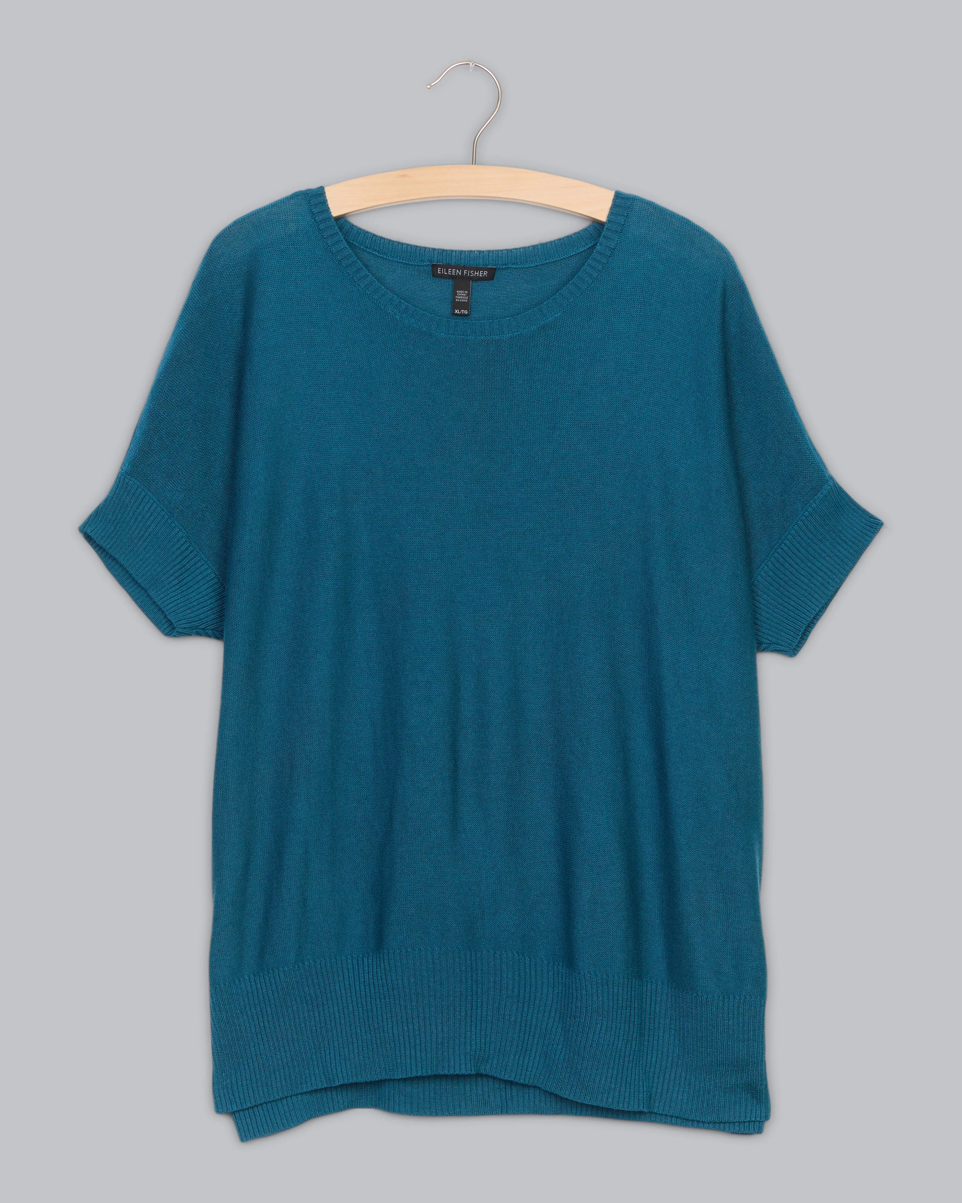 Sleek Tencel Merino Knit Pullover