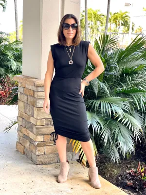 Sleeveless Ruched Dress