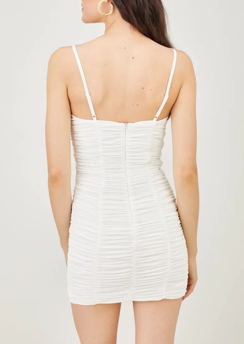 Sleeveless Ruched Dress