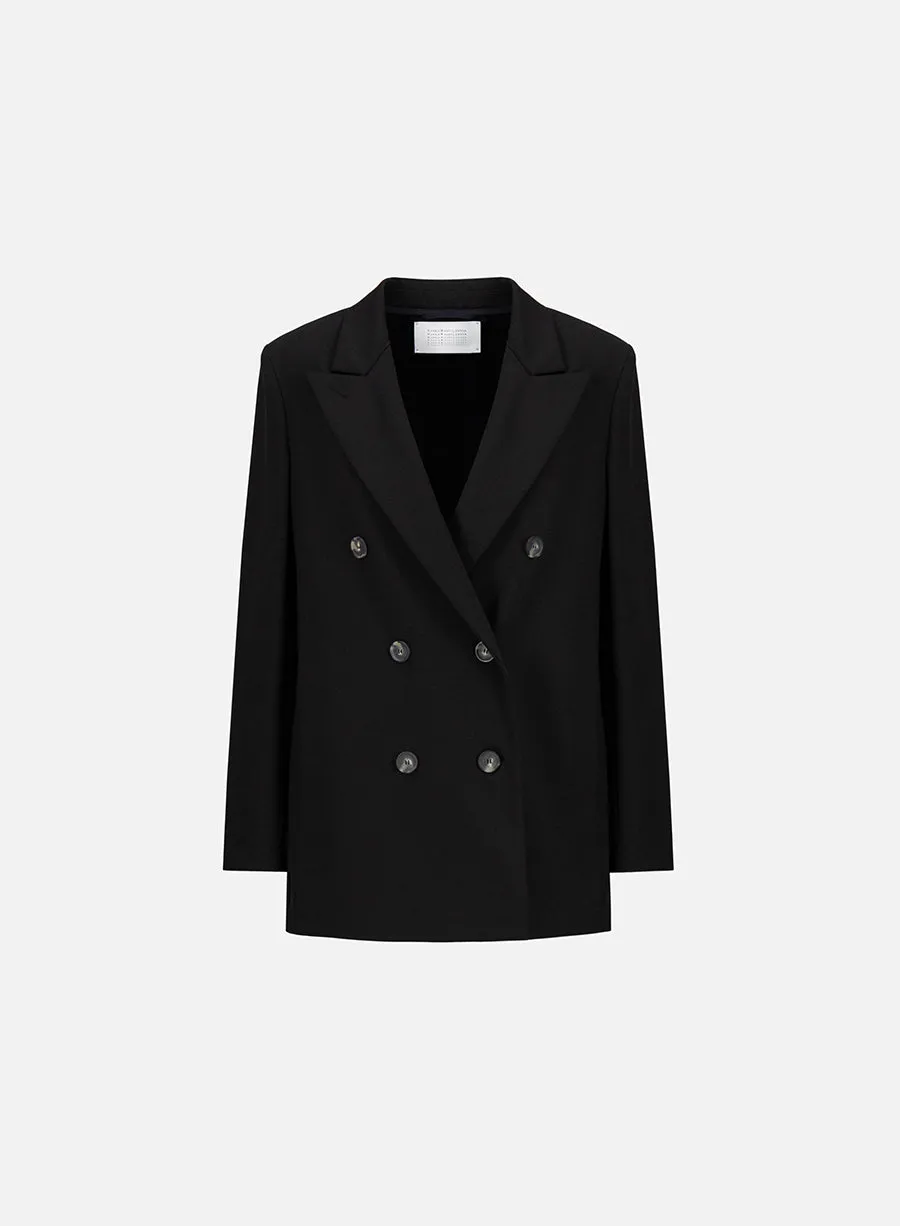 slouchy peacoat techno viscose