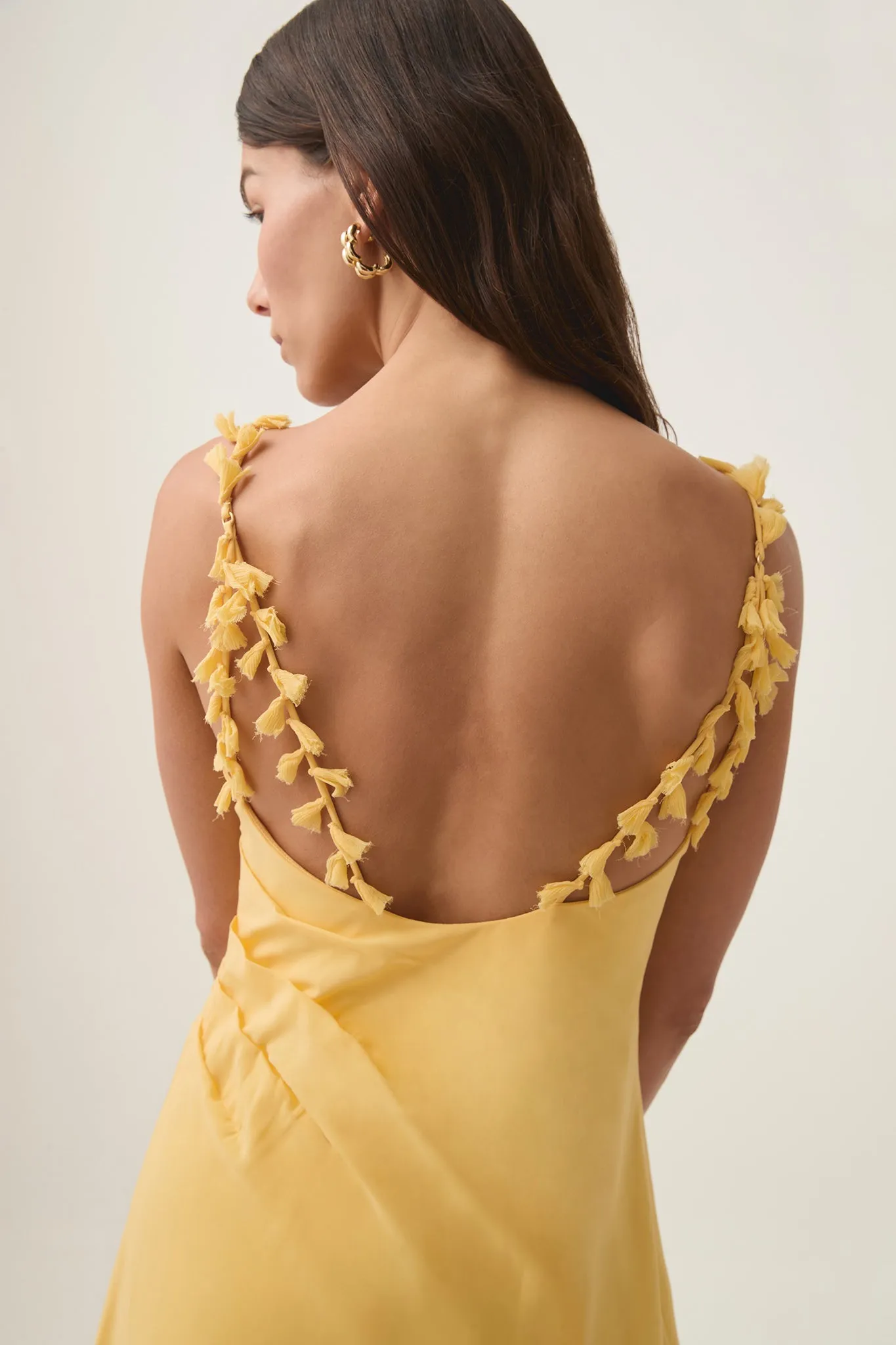 Soulful Pom Pom Midi Dress
