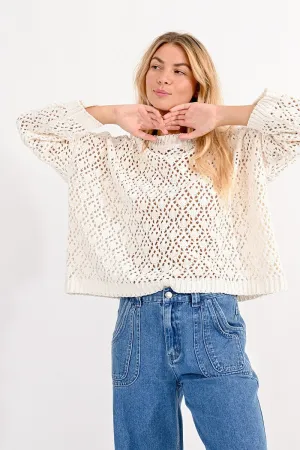 STITCH KNIT LOOSE JUMPER