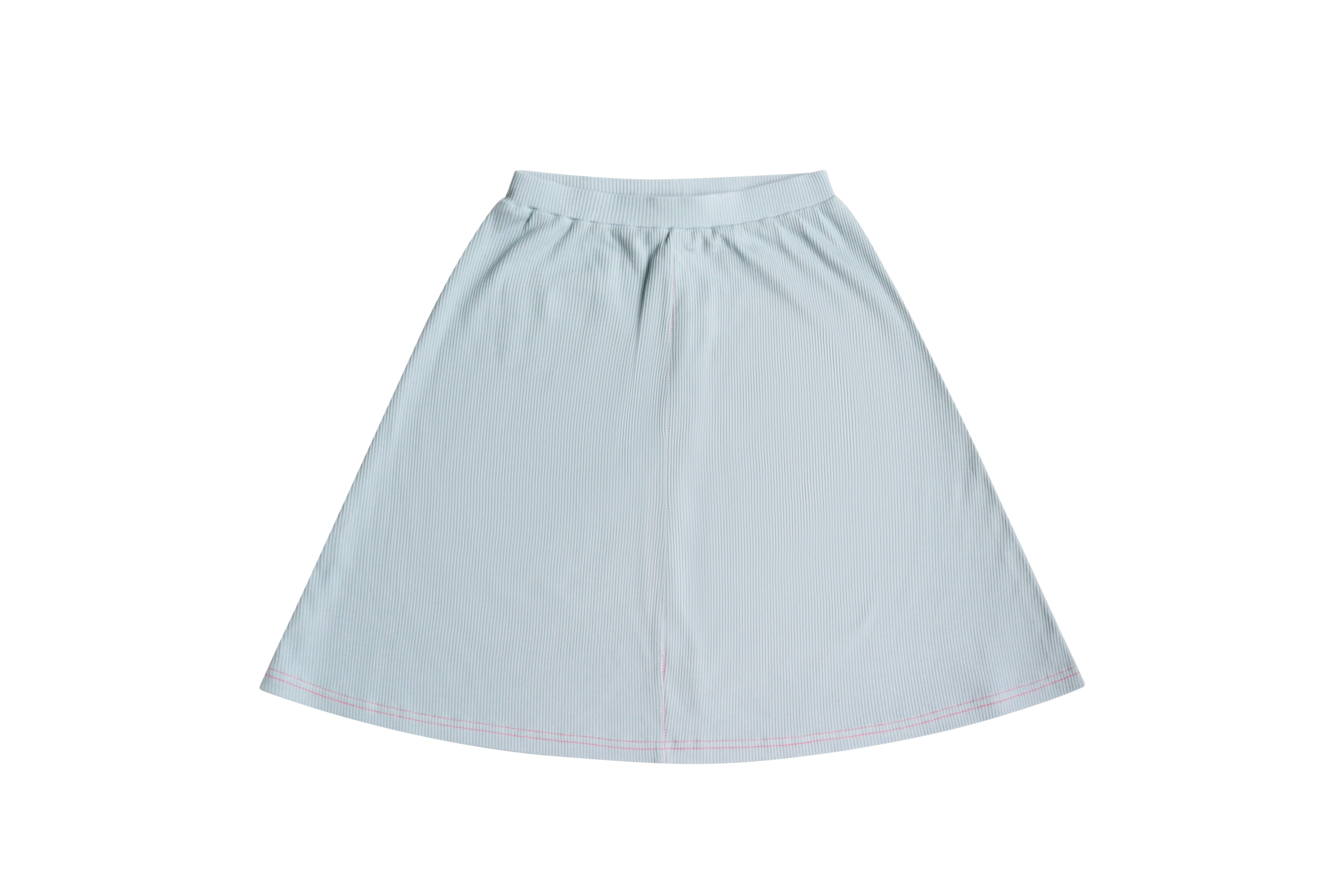 Stitch rib blue skirt by Crew Basics