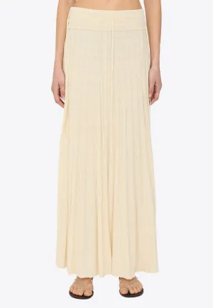 Straccio Knitted Maxi Skirt