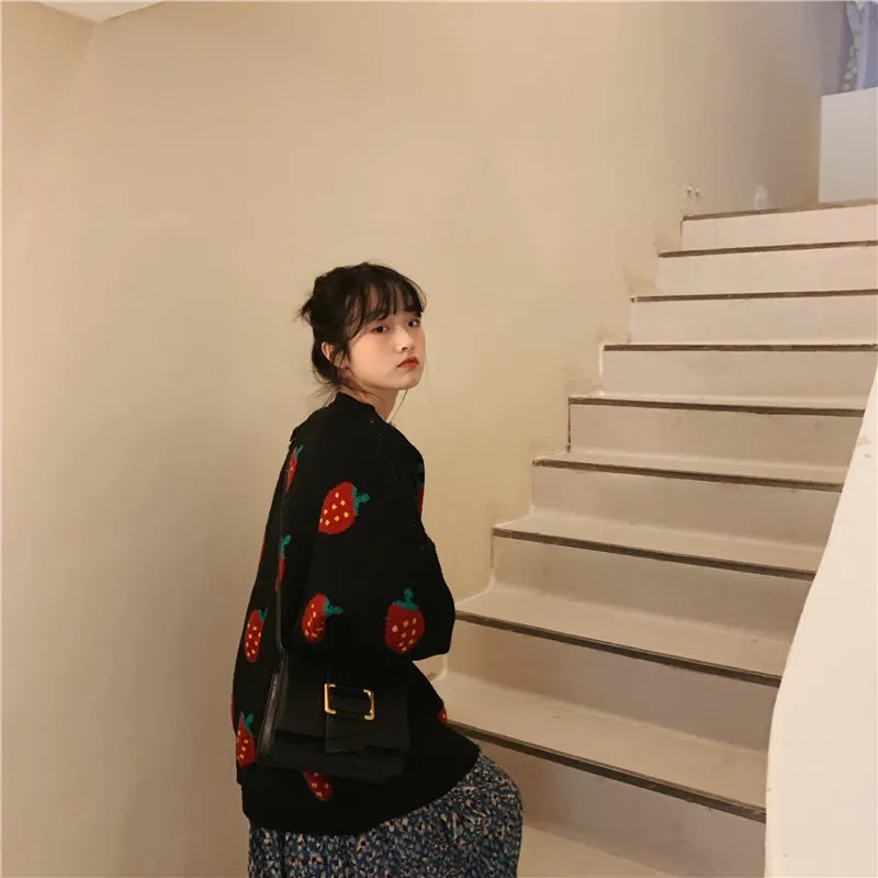 “STRAWBERRY” SWEATER W112014