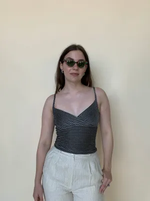 Striped slinky tank