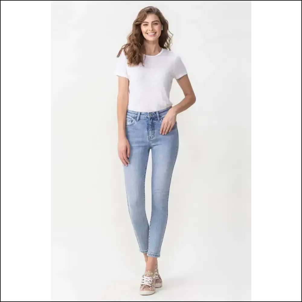 Talia High Rise Crop Skinny Jeans: your New Best Friends – no Commitment Needed! 😂