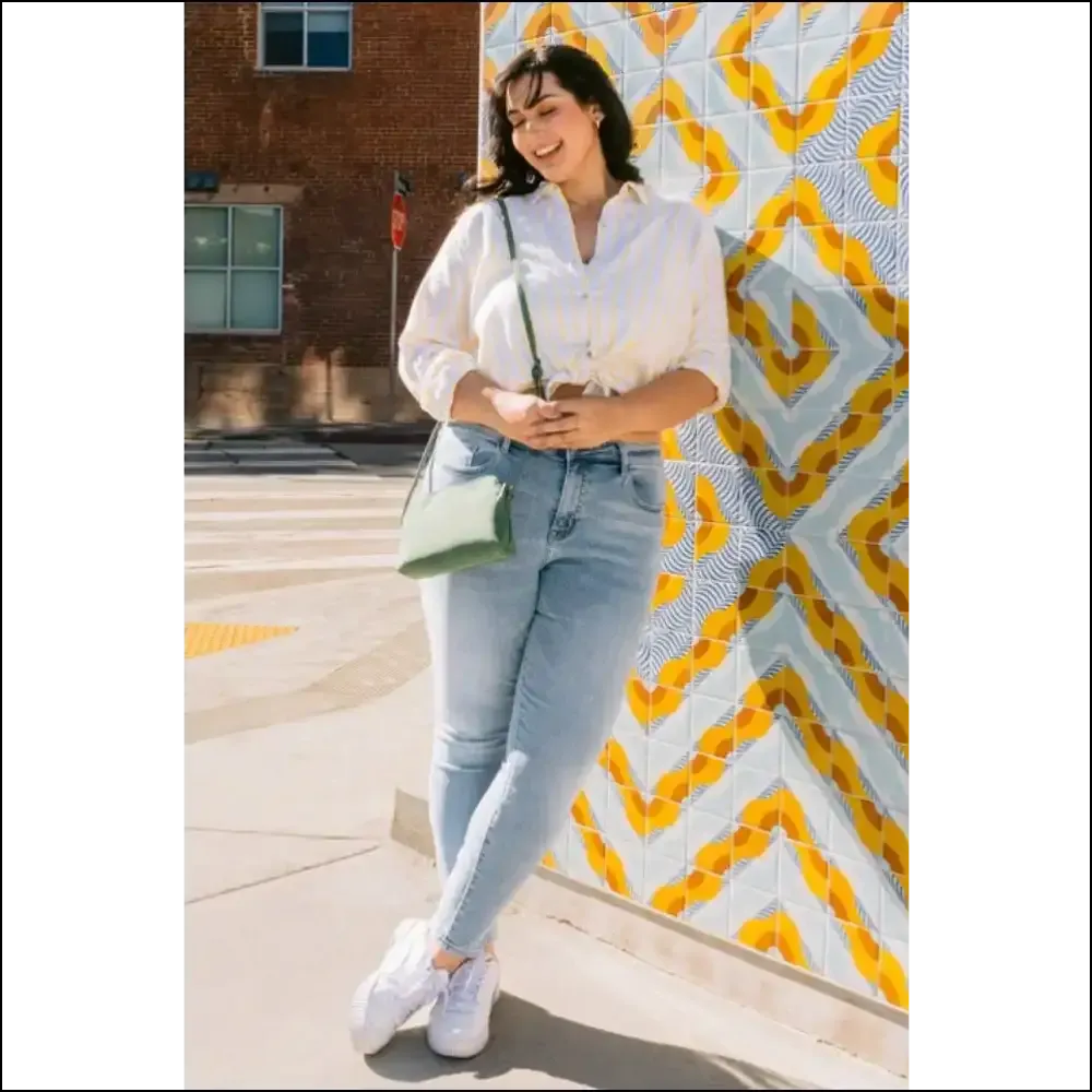 Talia High Rise Crop Skinny Jeans: your New Best Friends – no Commitment Needed! 😂