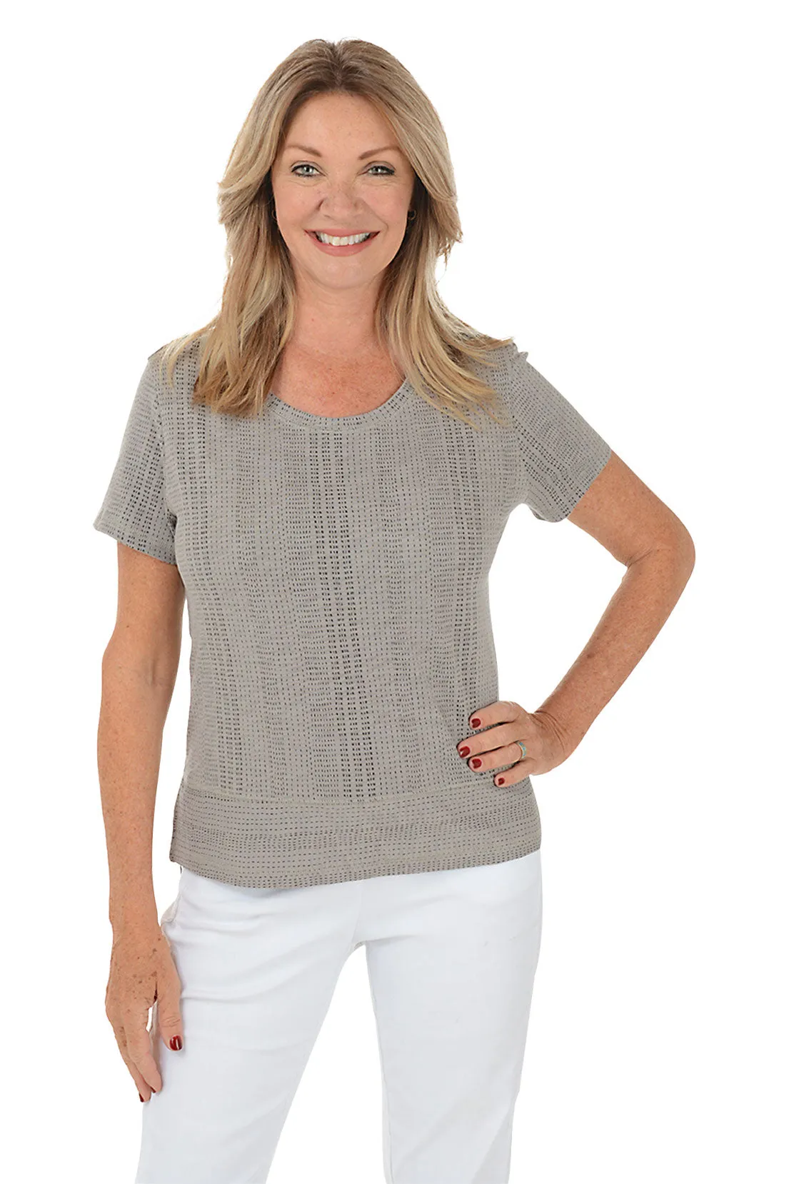 Telluride Dashed High-Low Tee