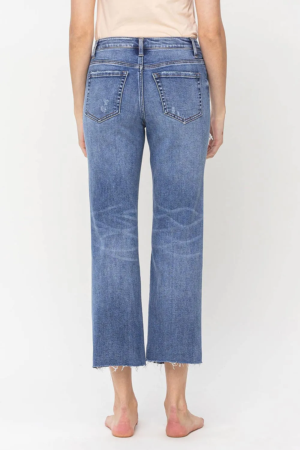 The Adele High Rise Straight Denim Jeans | Flying Monkey by Vervet** - Final Sale