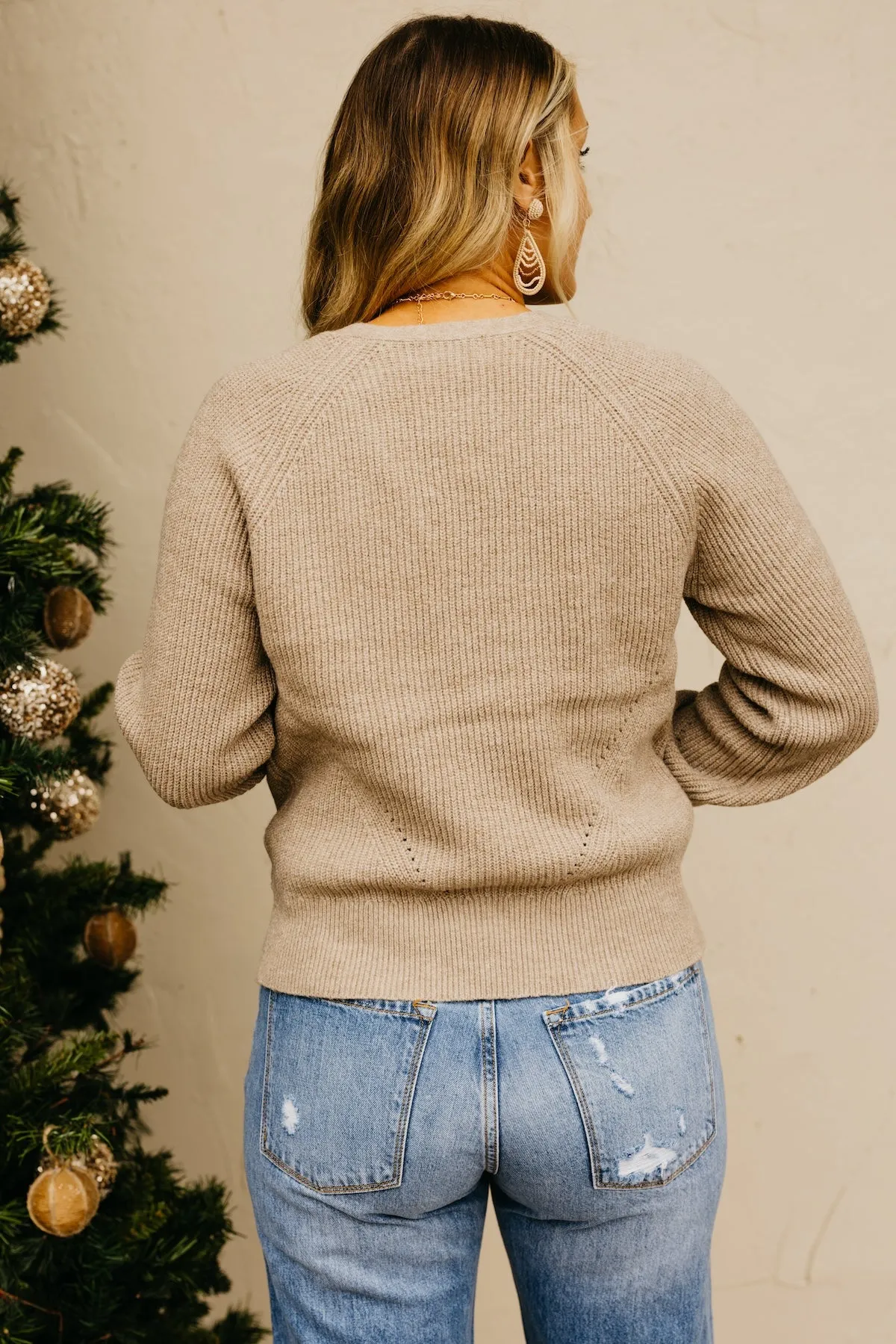 The Jewell Wrap Sweater
