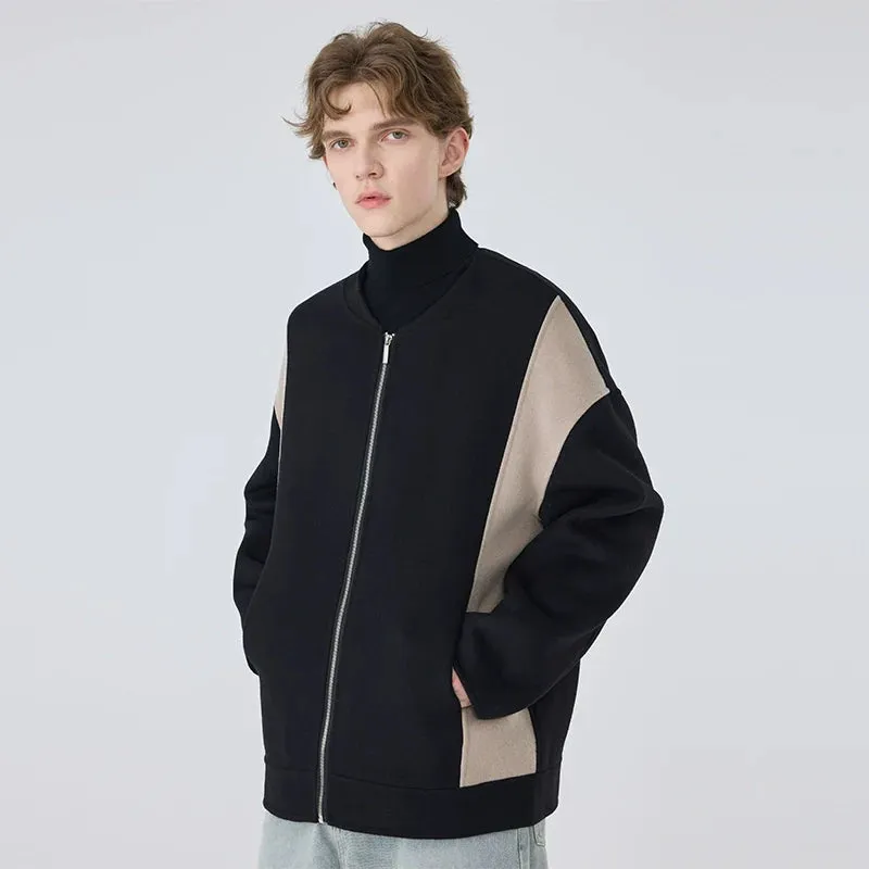 Two-Tone Zip-Up Jacket