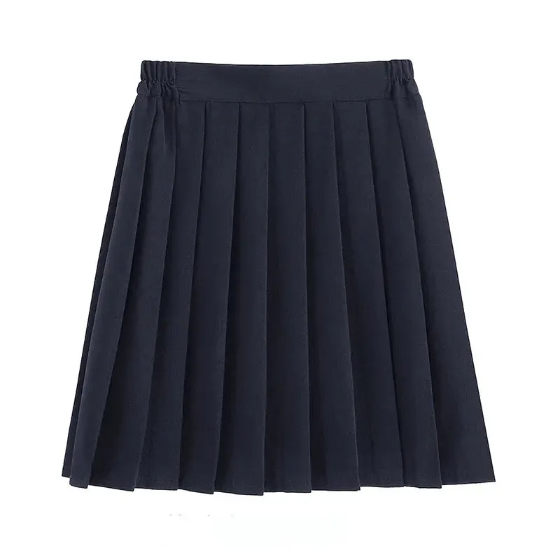 Uniform Pleated Skirt