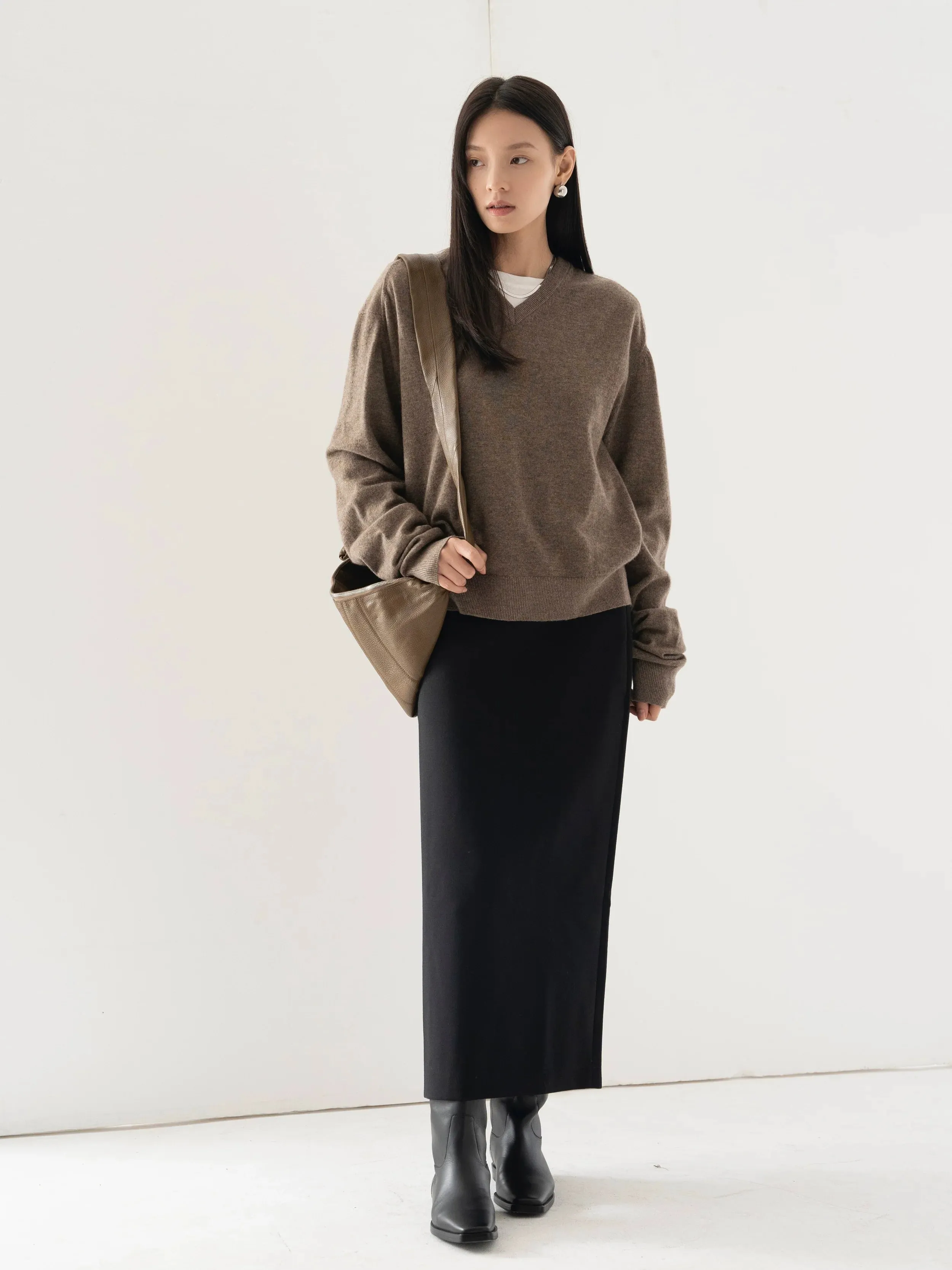V-Neck Luxe Sweater
