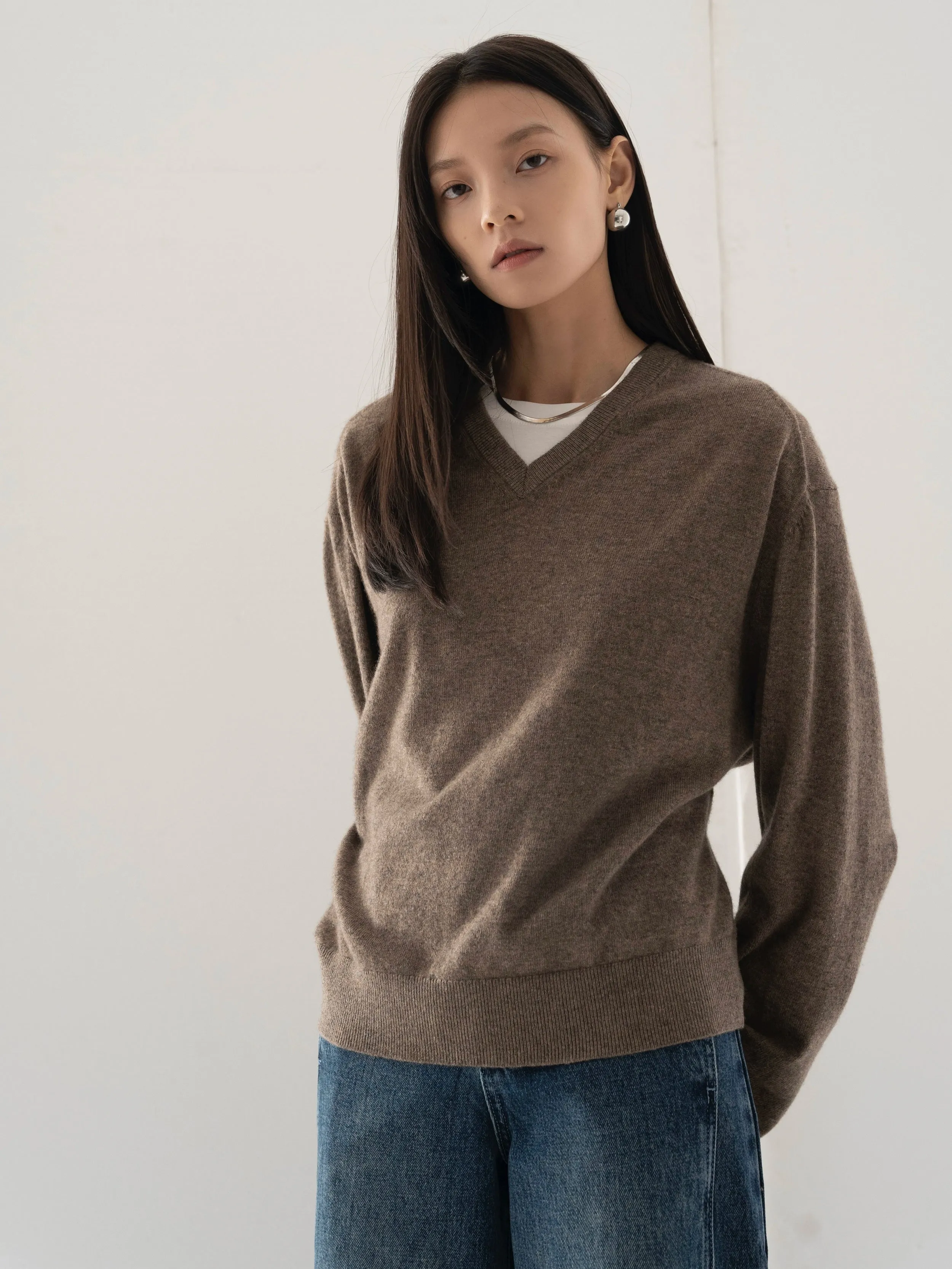 V-Neck Luxe Sweater