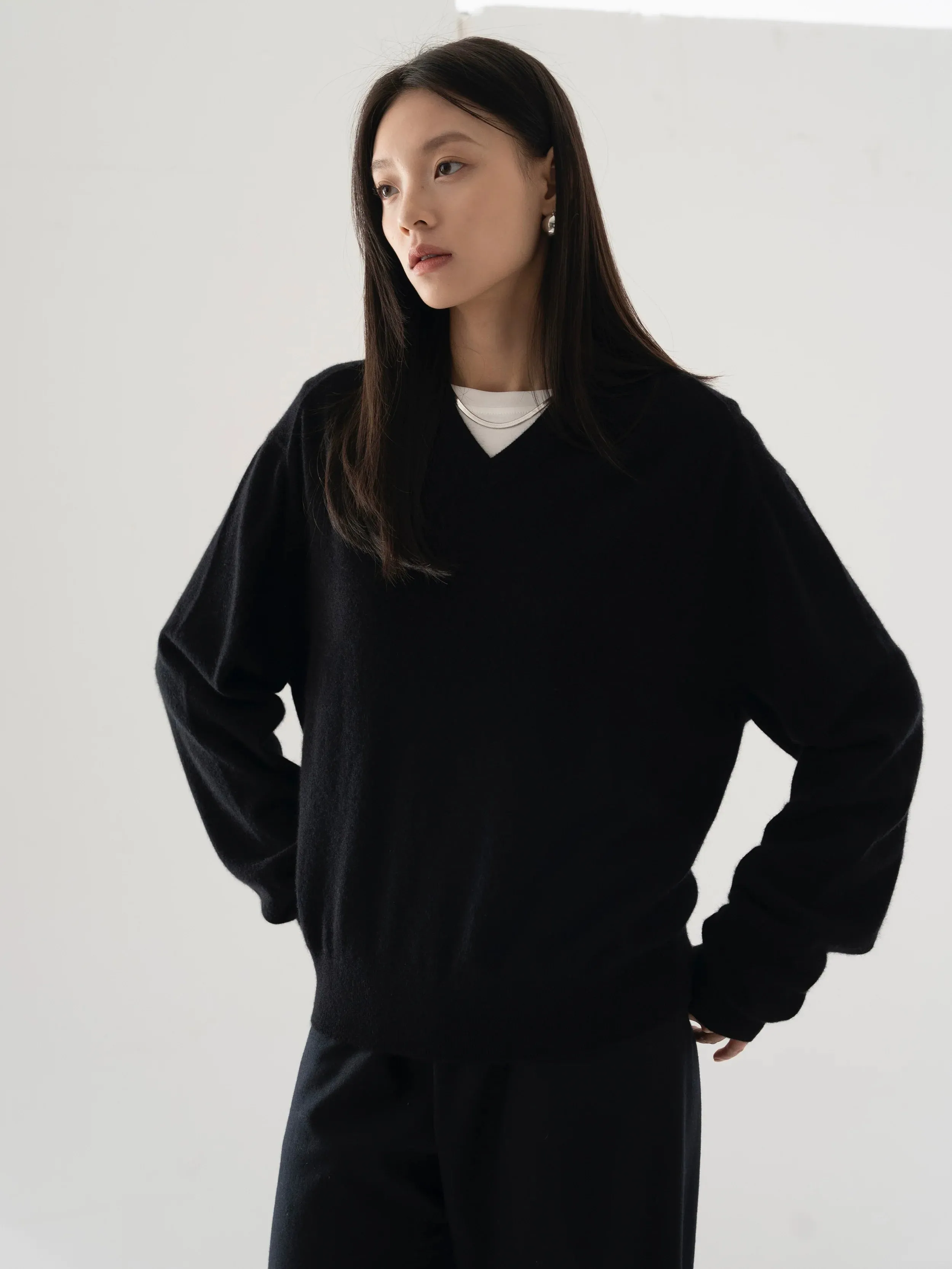 V-Neck Luxe Sweater