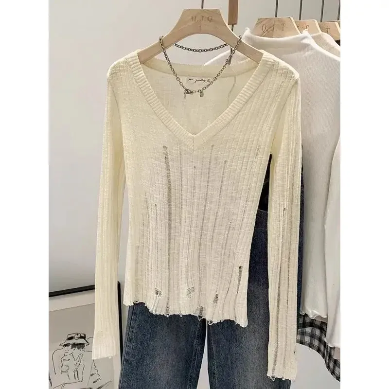 V-Neck Sweater Women
