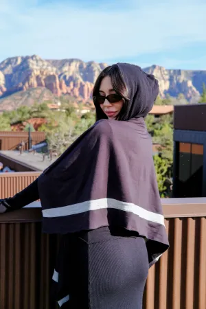 VARSITY WRAP - COAL/HEATHER GREY
