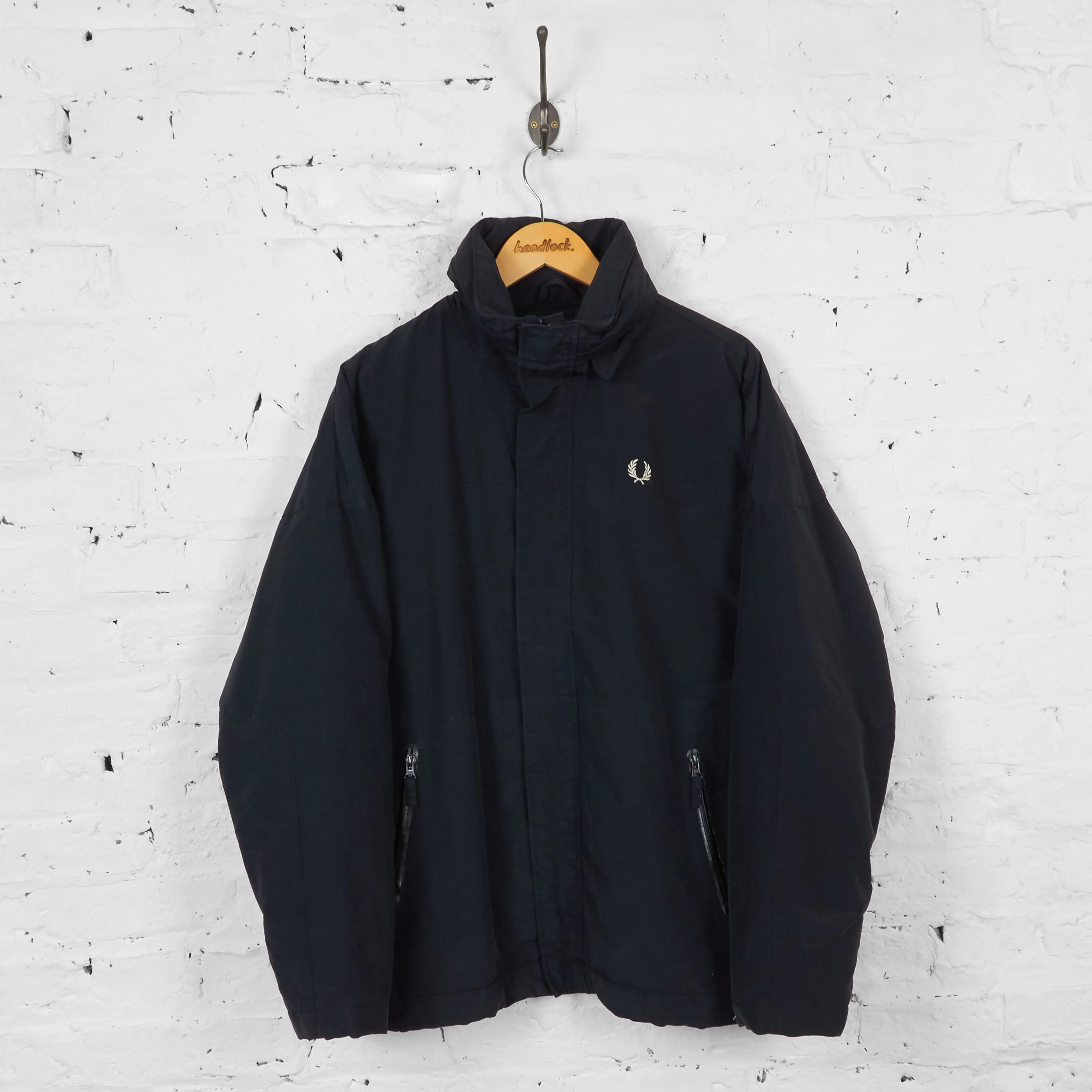 Vintage Fred Perry Jacket - Black - L