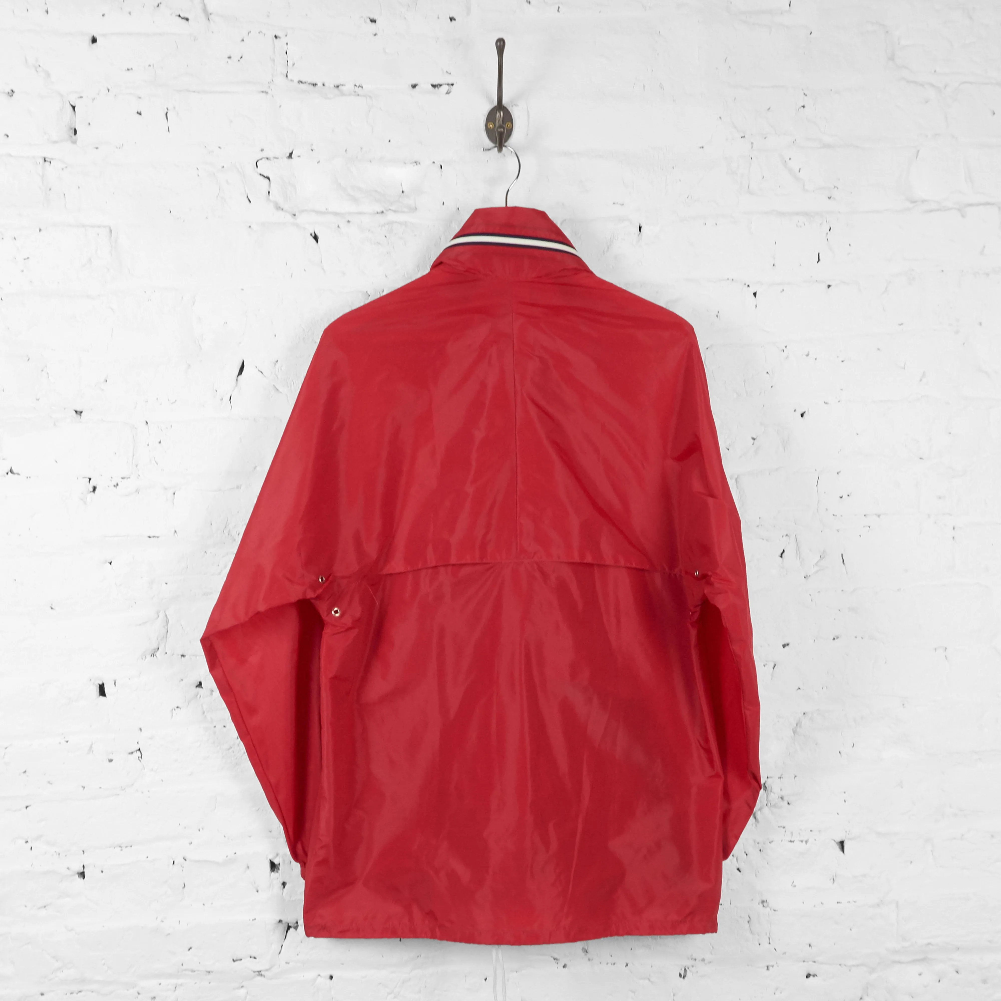 Vintage K-Way Cagoule Jacket - Red - L