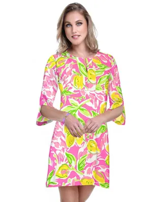 Vintage Knit Dress Slit Neck Style 580C52 MMP