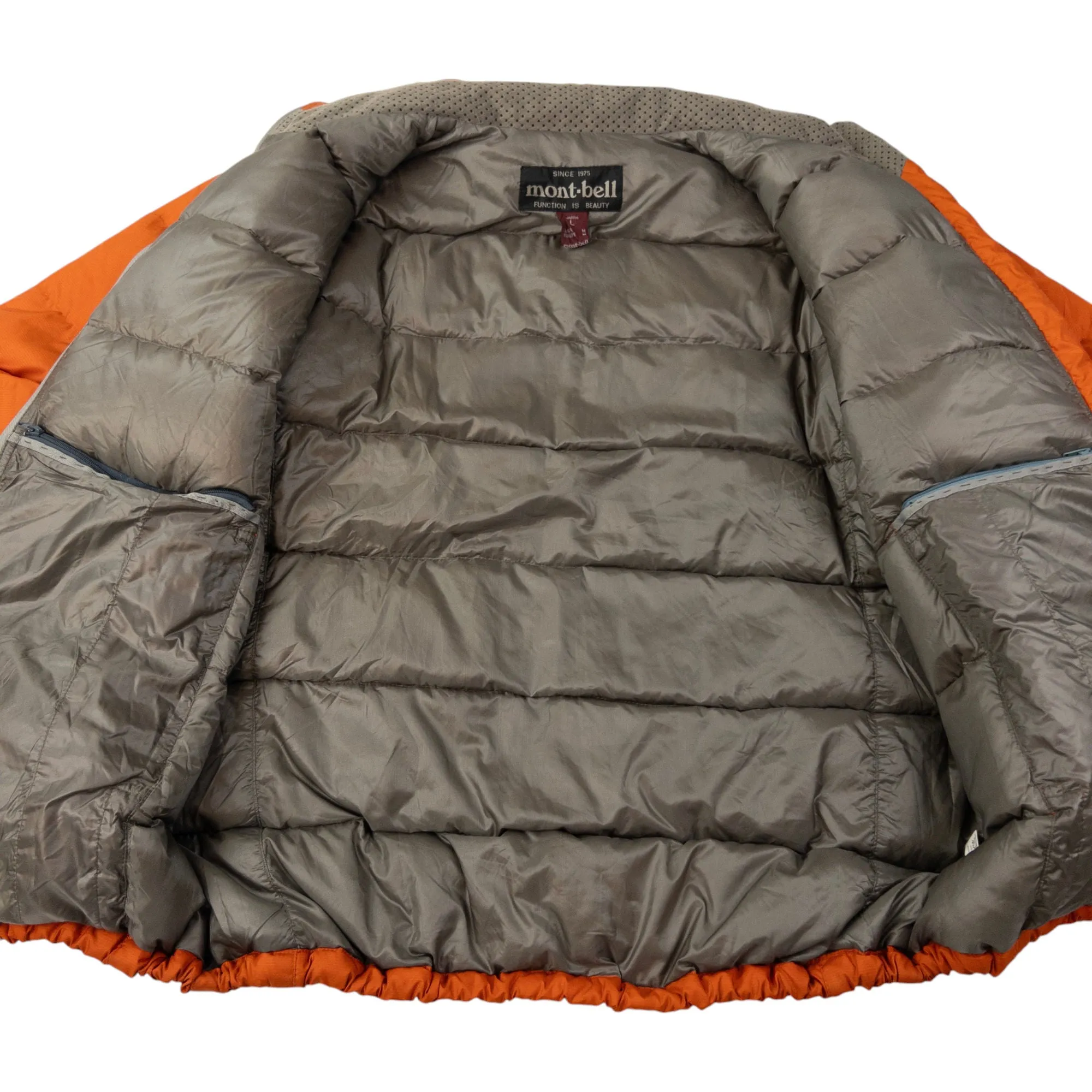 Vintage Montbell Zip Up Puffer Jacket Size M