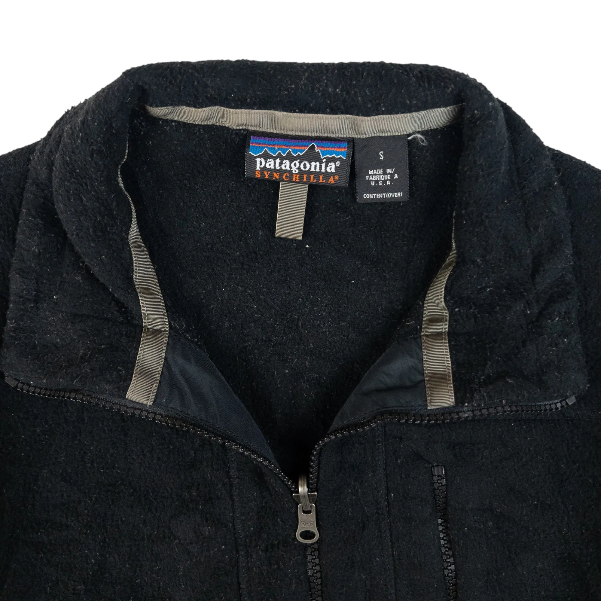 Vintage Patagonia Zip Up Fleece Jacket Size S