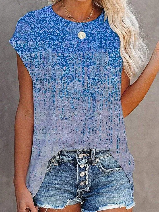 Vintage Short Sleeve Shift Shirts & Tops