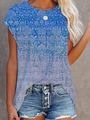 Vintage Short Sleeve Shift Shirts & Tops