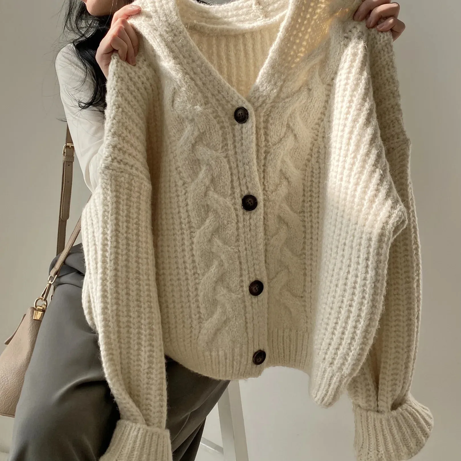 Vintage V-Neck Cardigan