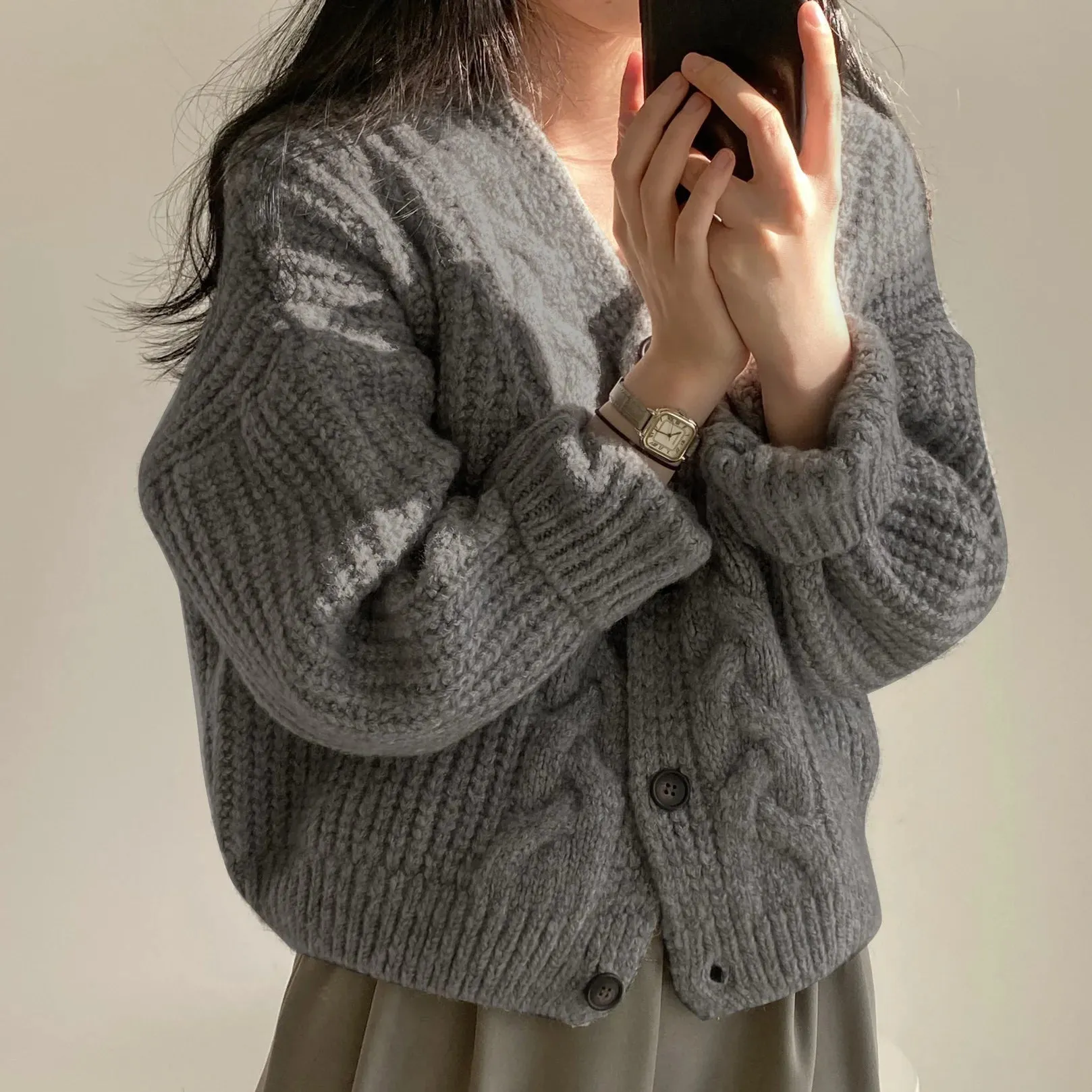 Vintage V-Neck Cardigan
