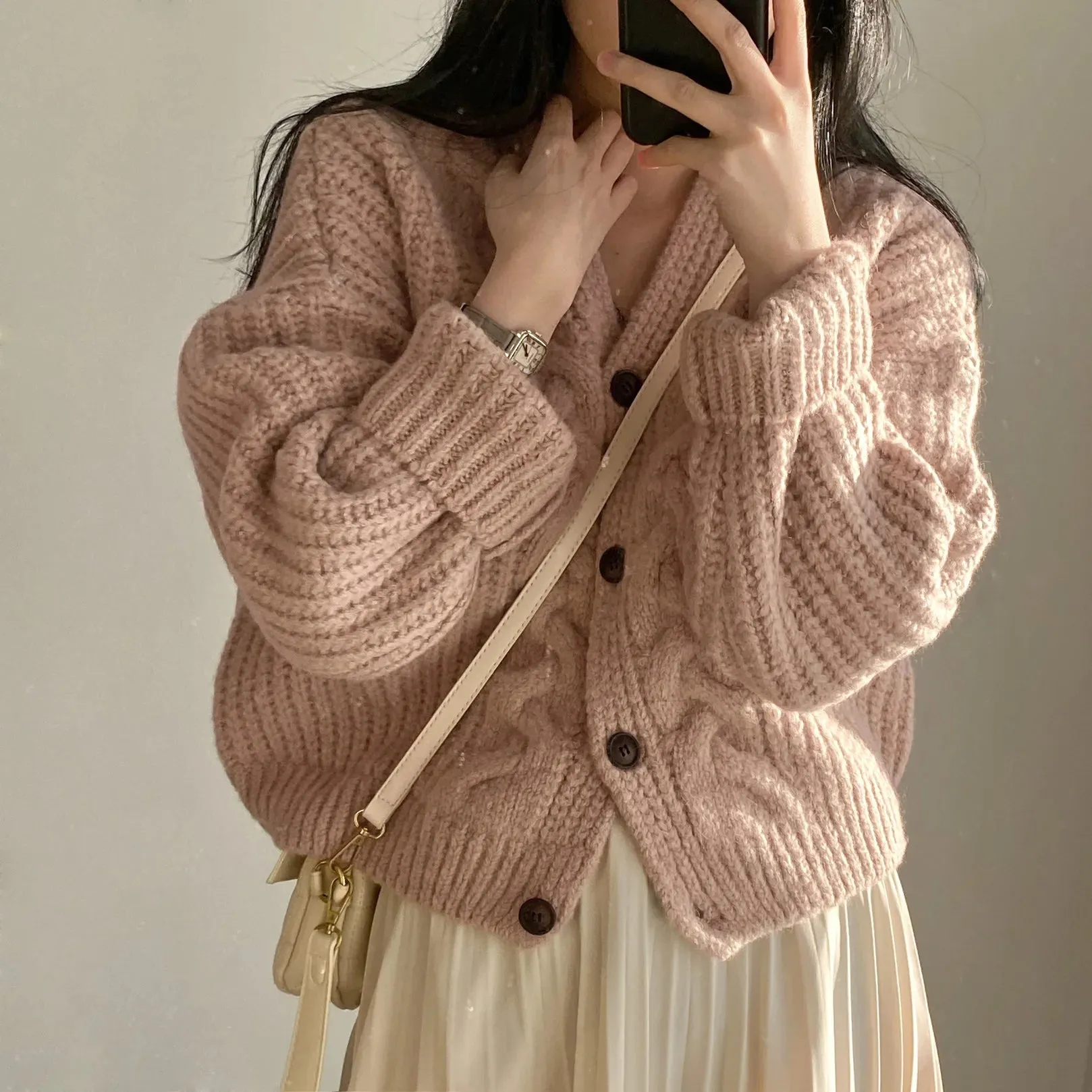 Vintage V-Neck Cardigan