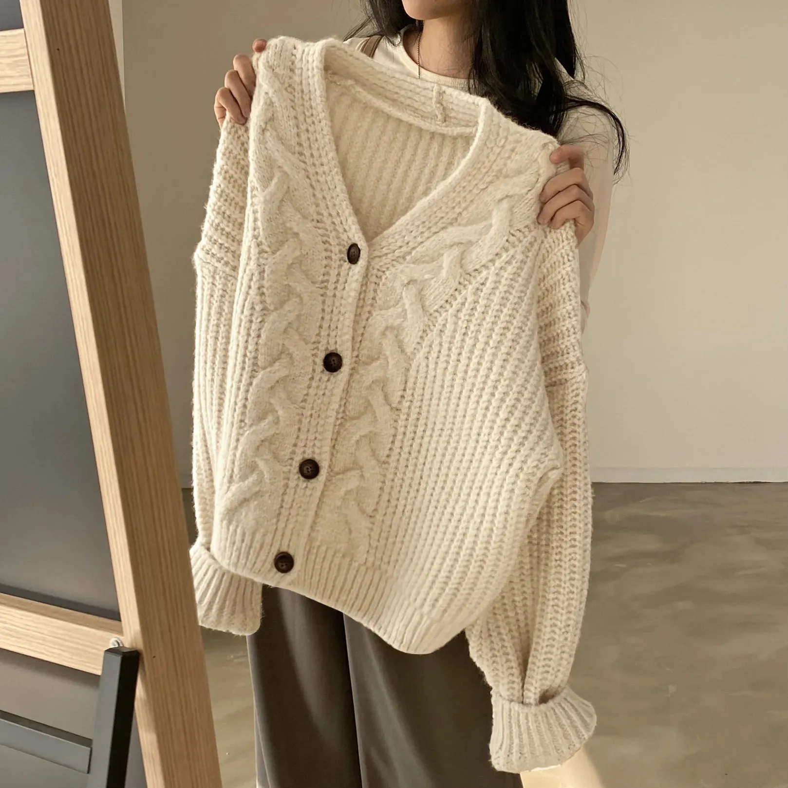 Vintage V-Neck Cardigan