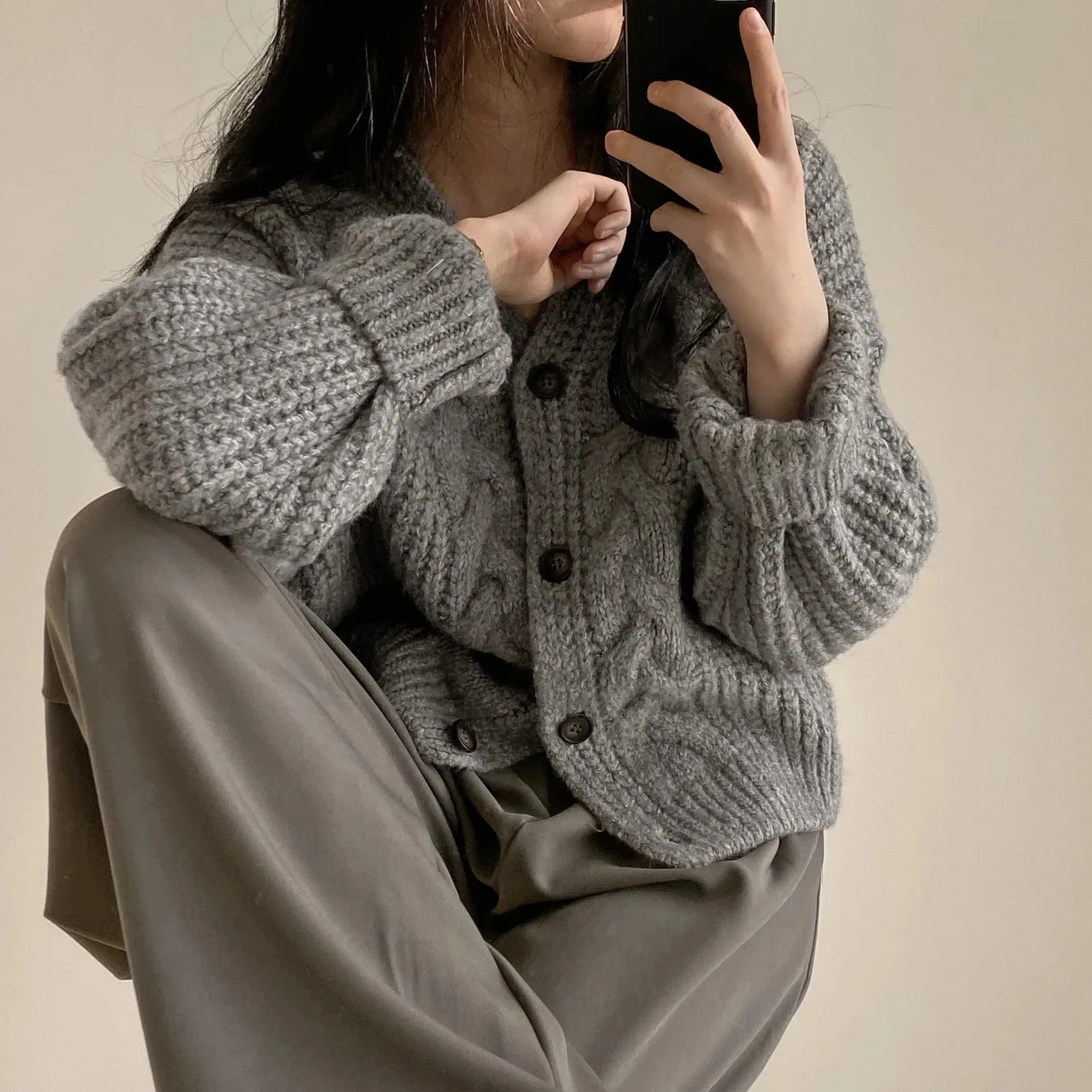 Vintage V-Neck Cardigan