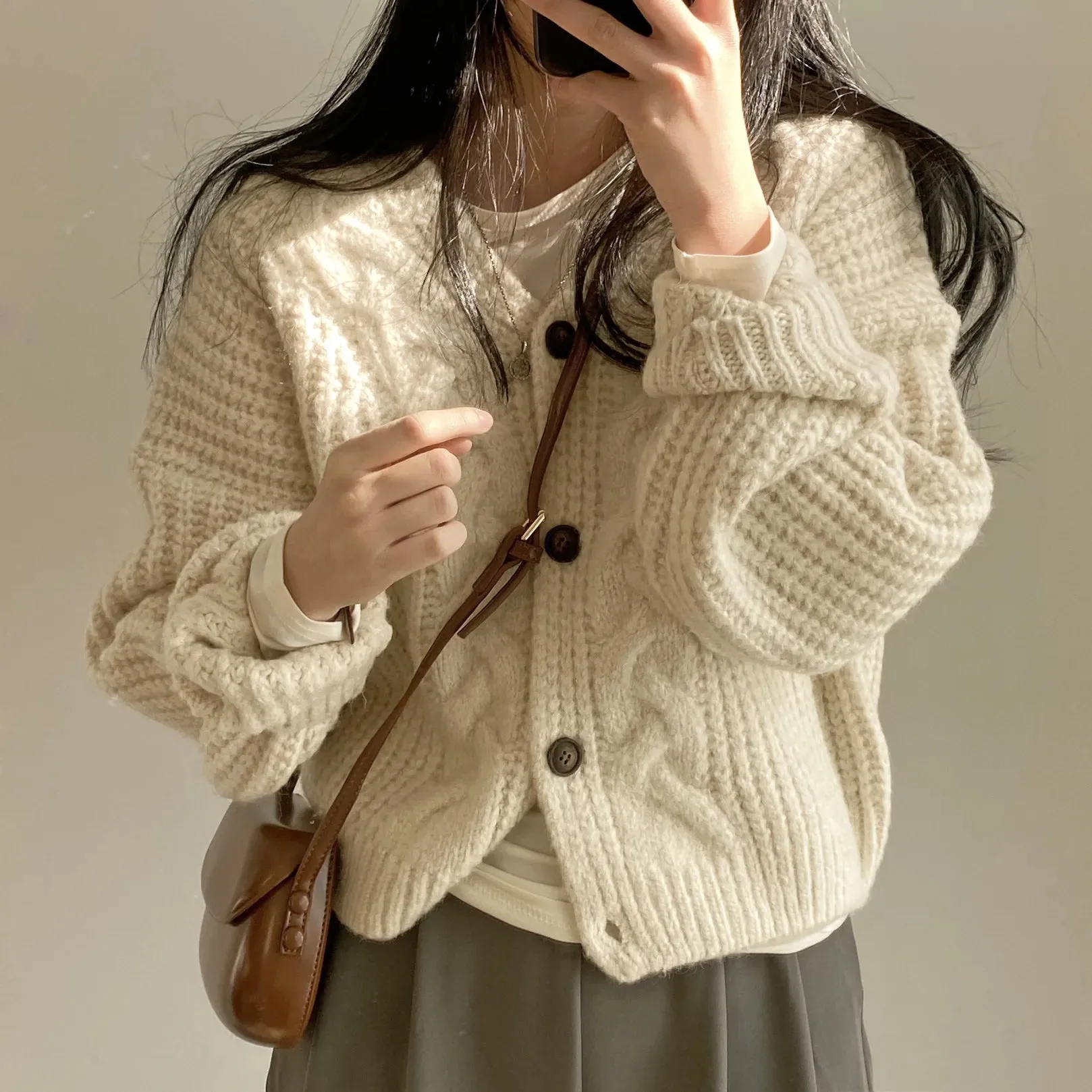 Vintage V-Neck Cardigan