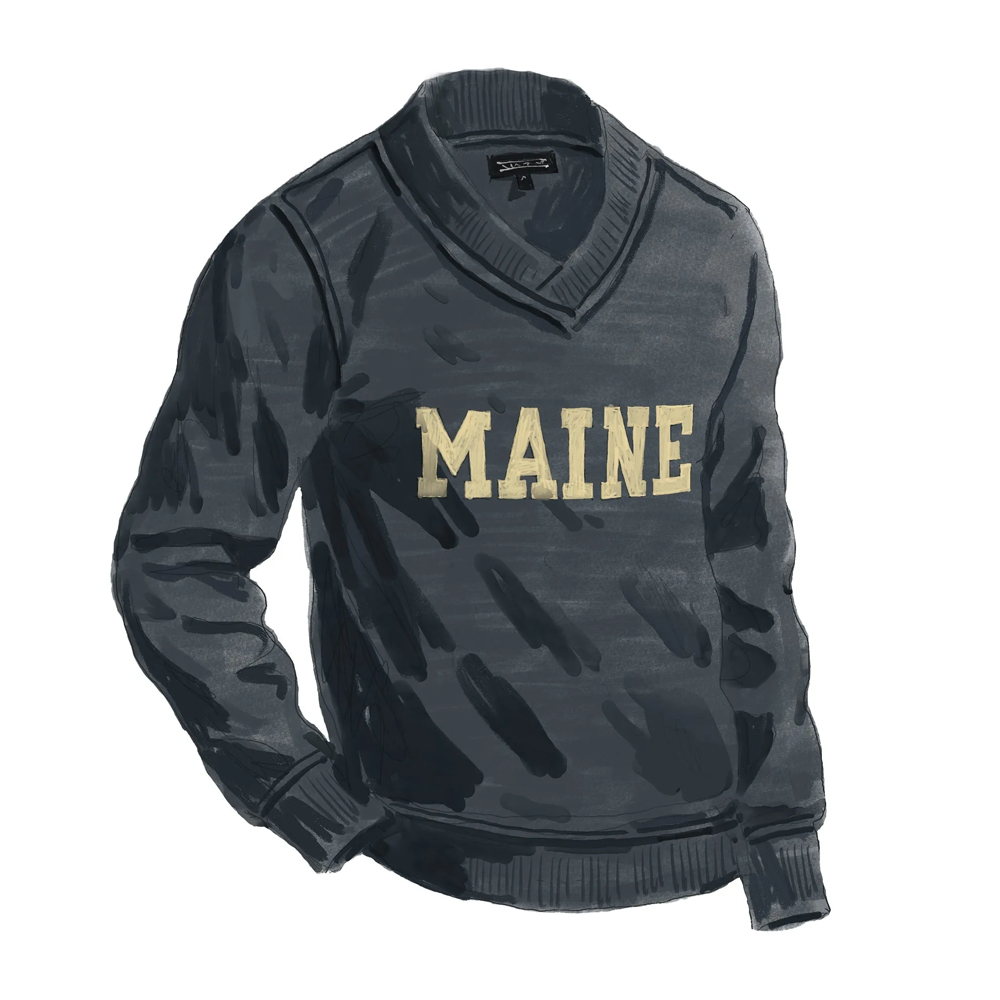 Vintage V-Neck Sweatshirt