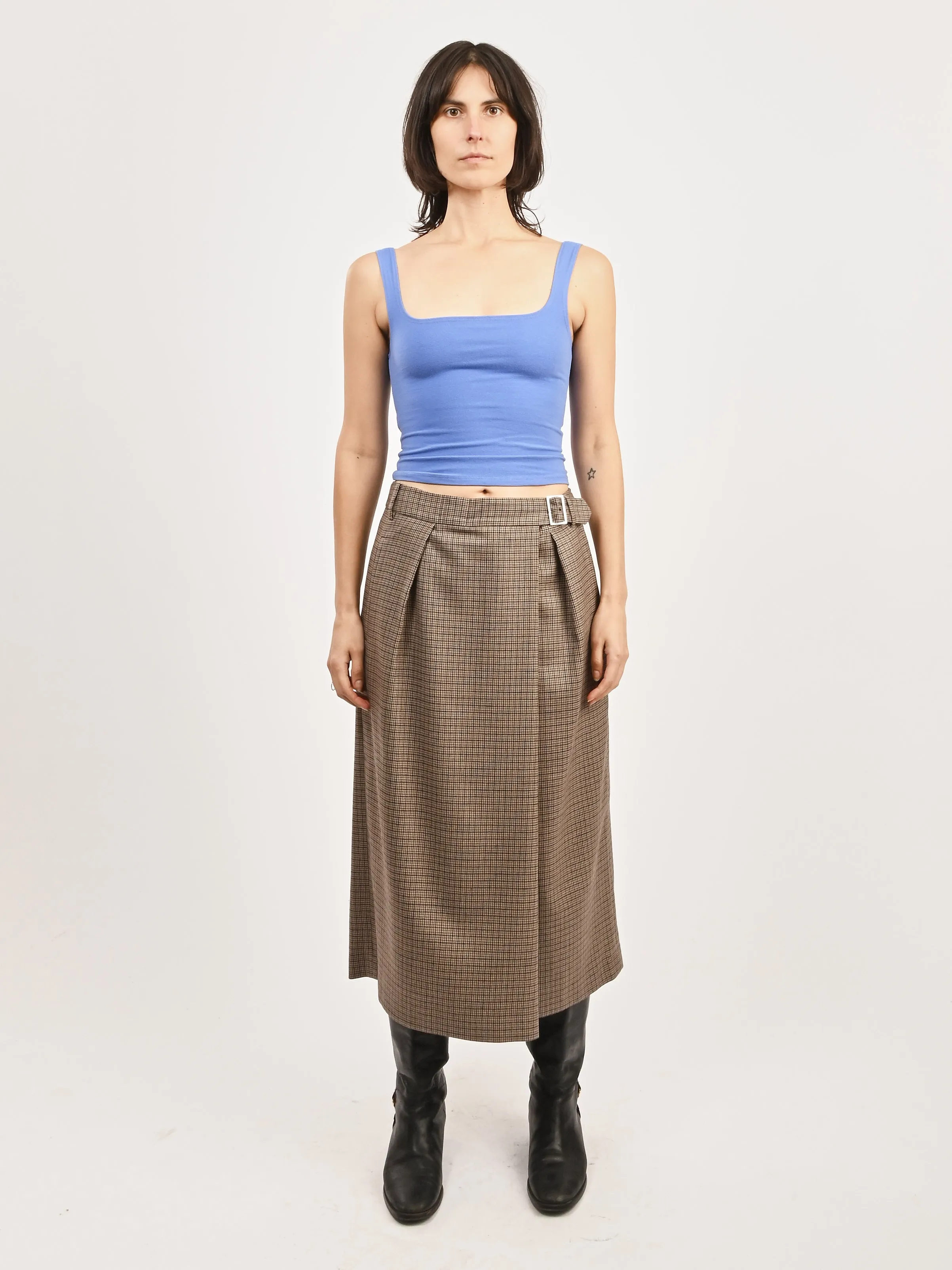 Violet Blue Matisse Scooped Tank