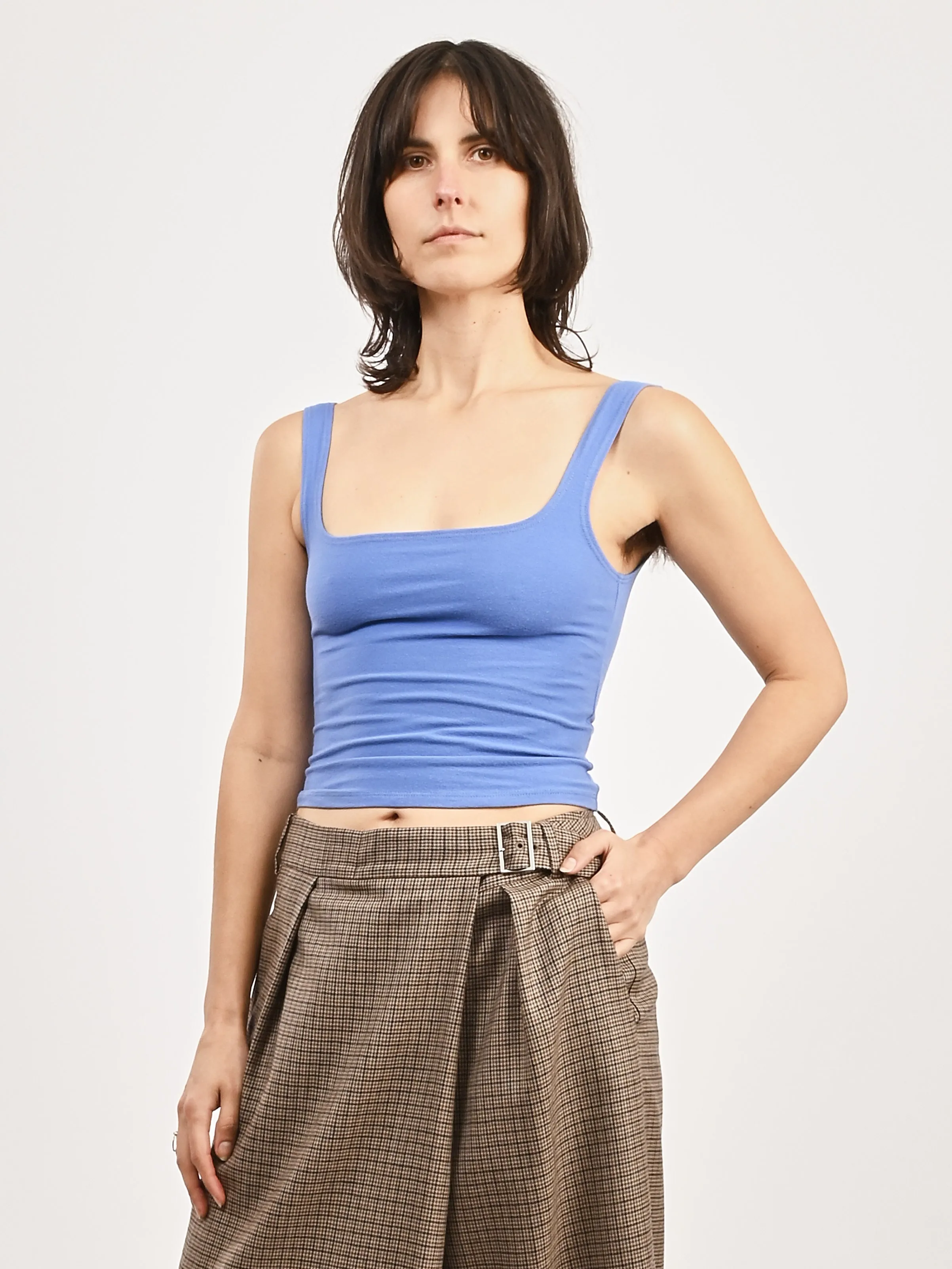 Violet Blue Matisse Scooped Tank