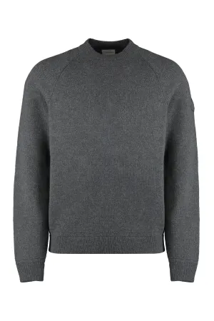 Virgin wool and cashmere pullover