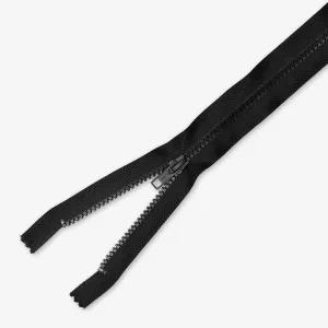 Vislon Type 5 Chunky Zip Open Ended - 70cm Black