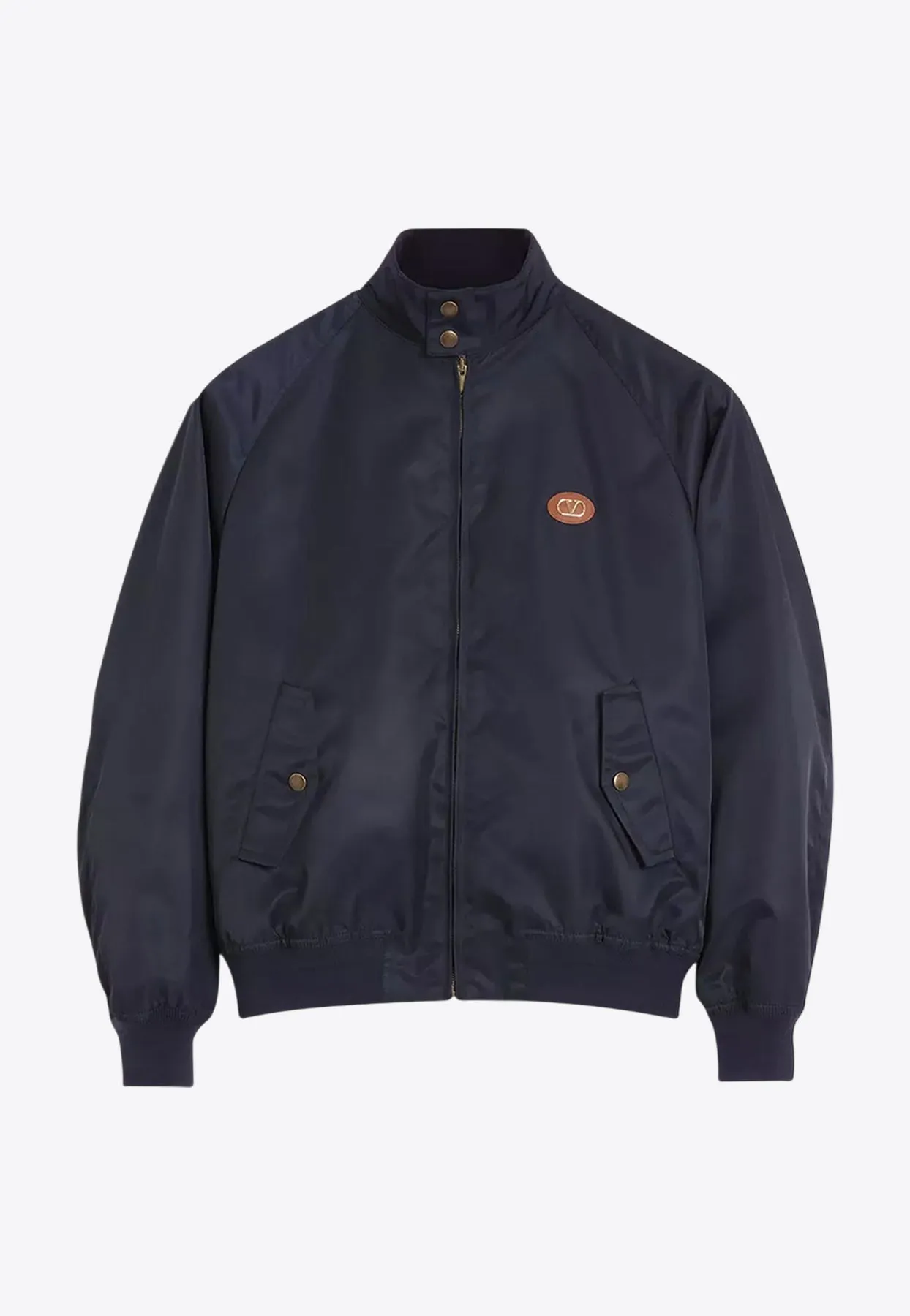 VLogo Patch Zip-Up Jacket