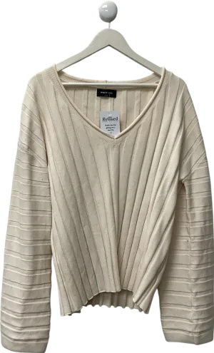 White Fox White Aligned With You Knit UK L/XL