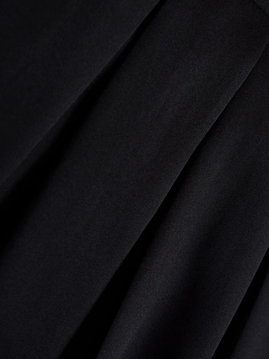 White Knife Pleated Skirt
