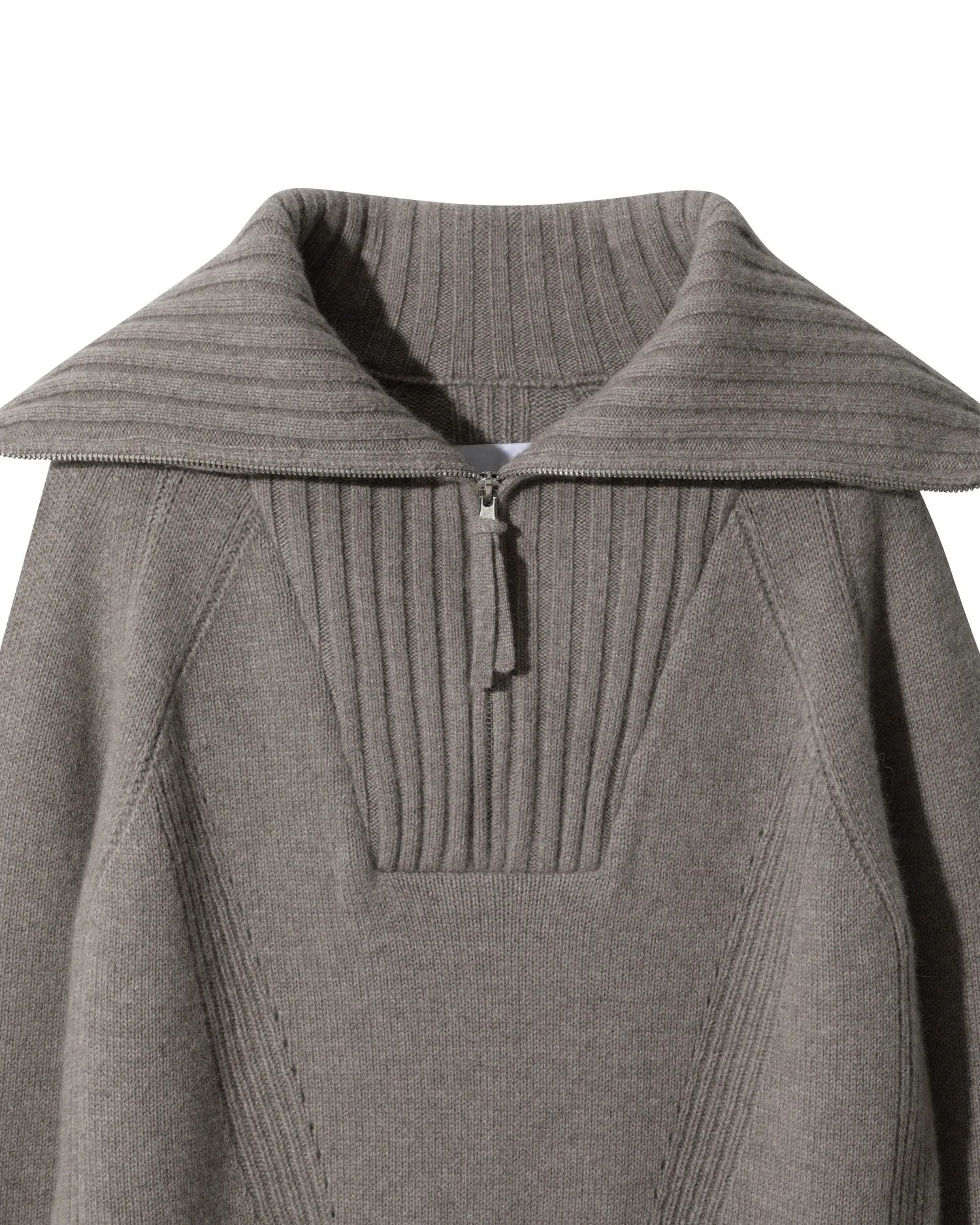 Wide-Collar Sweater