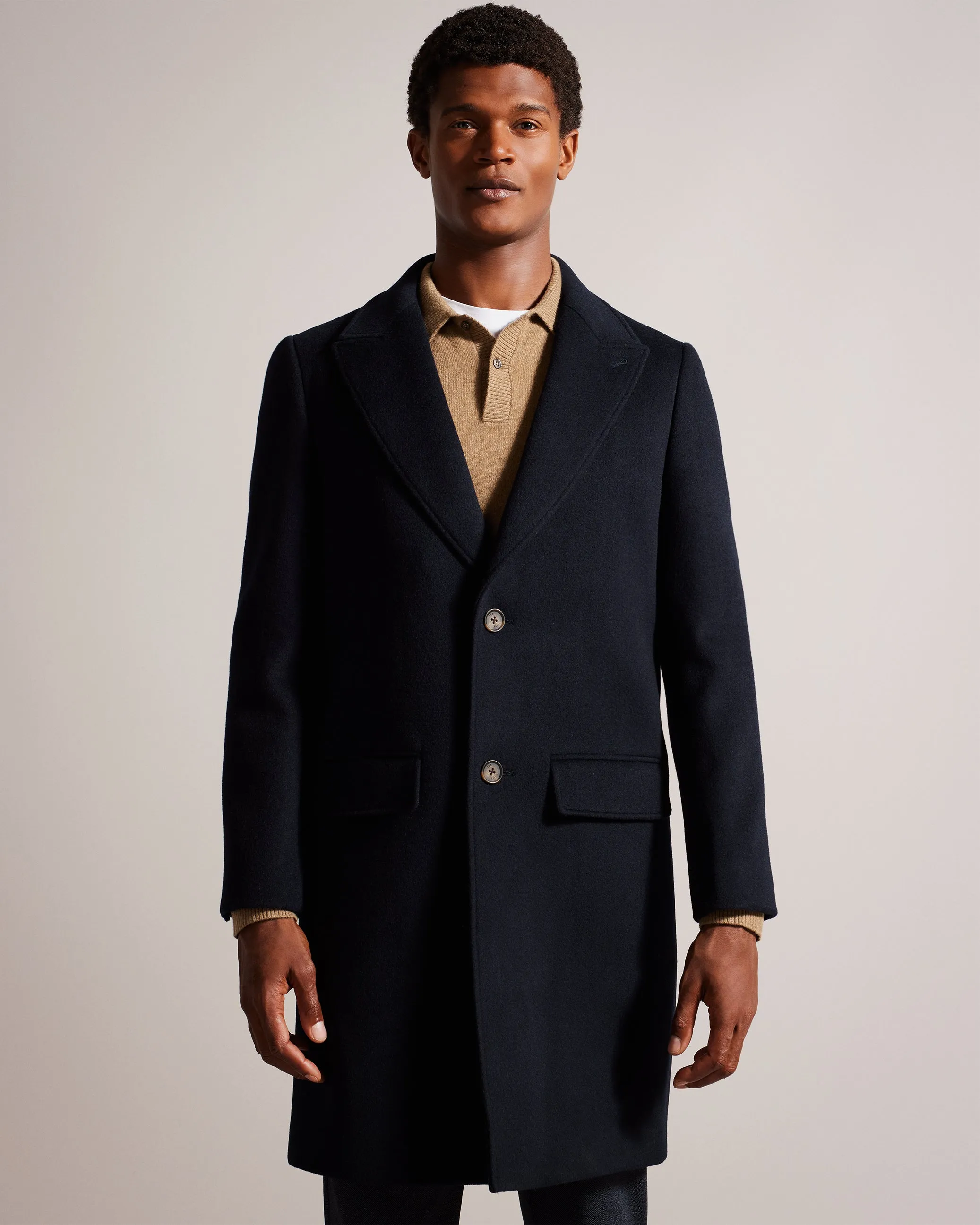 Wilding Wool Blend Peacoat